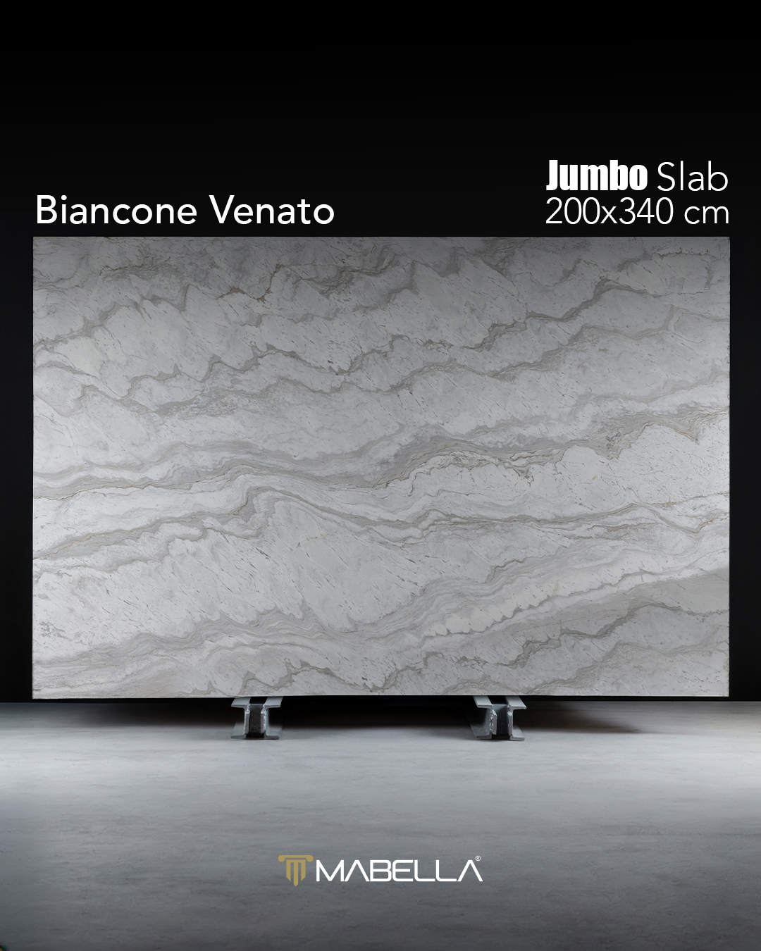 Mabella Biancone Venato Jumbo Slab